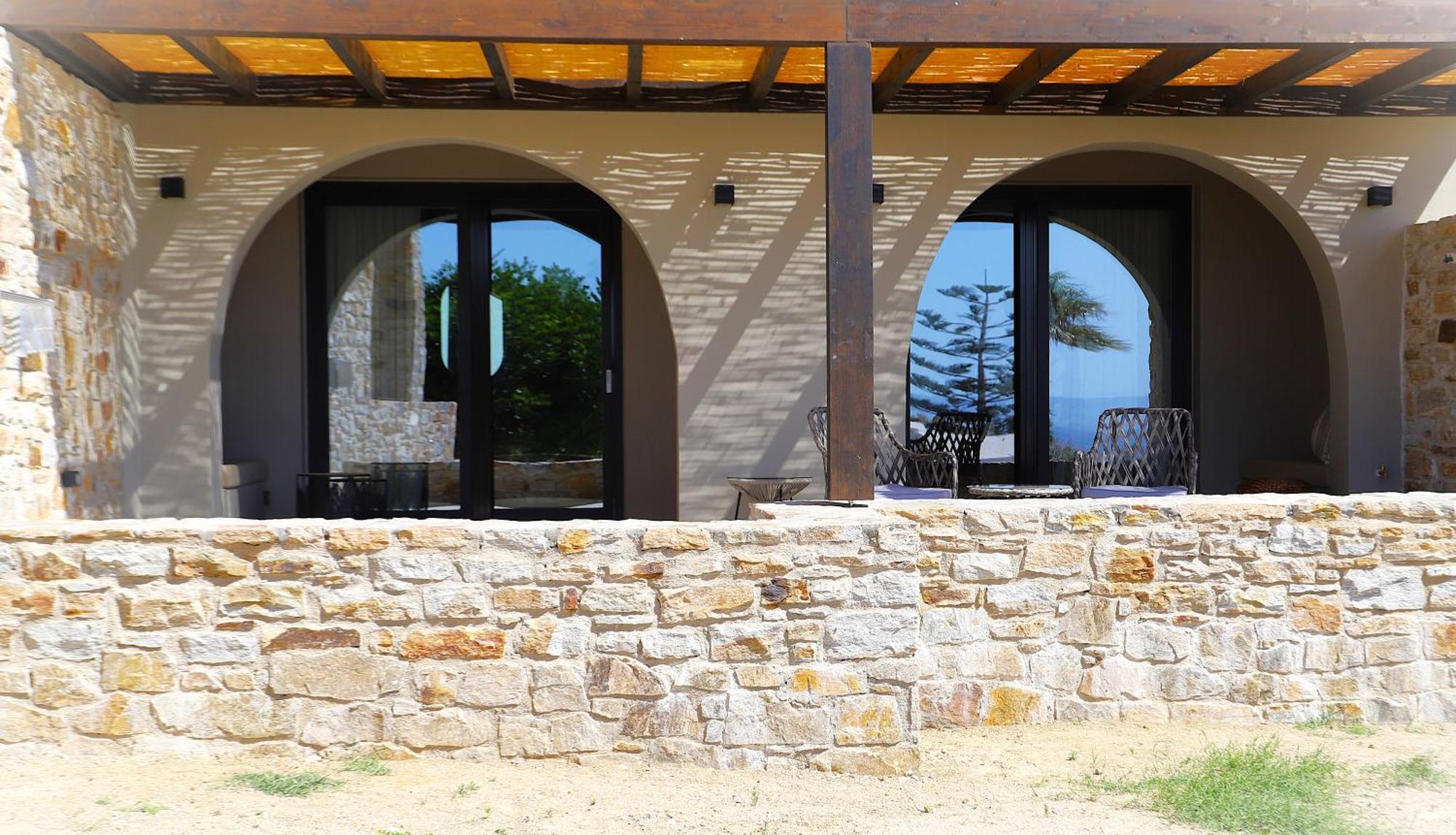 Villa Faros Small Hotel & Restaurant Aliko Beach Exterior foto